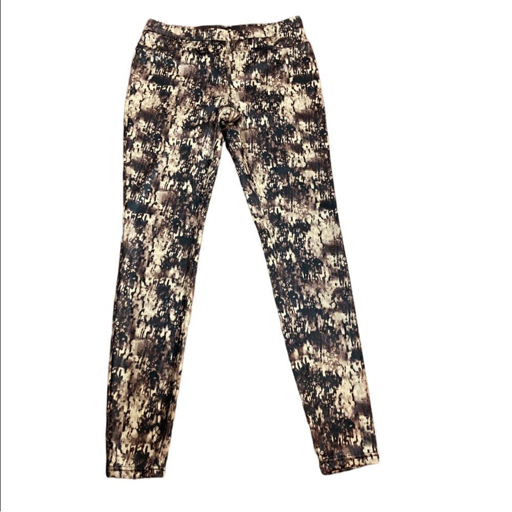 ‎Hue Brown And Tan Print Pants, Size S